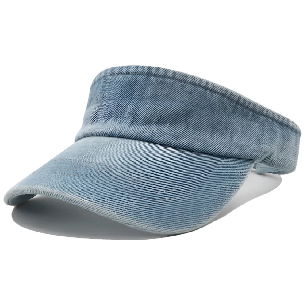 Hagen Cotton Denim Visor