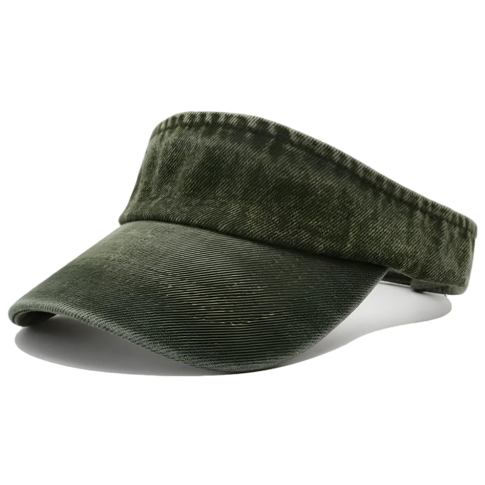 Hagen Cotton Denim Visor