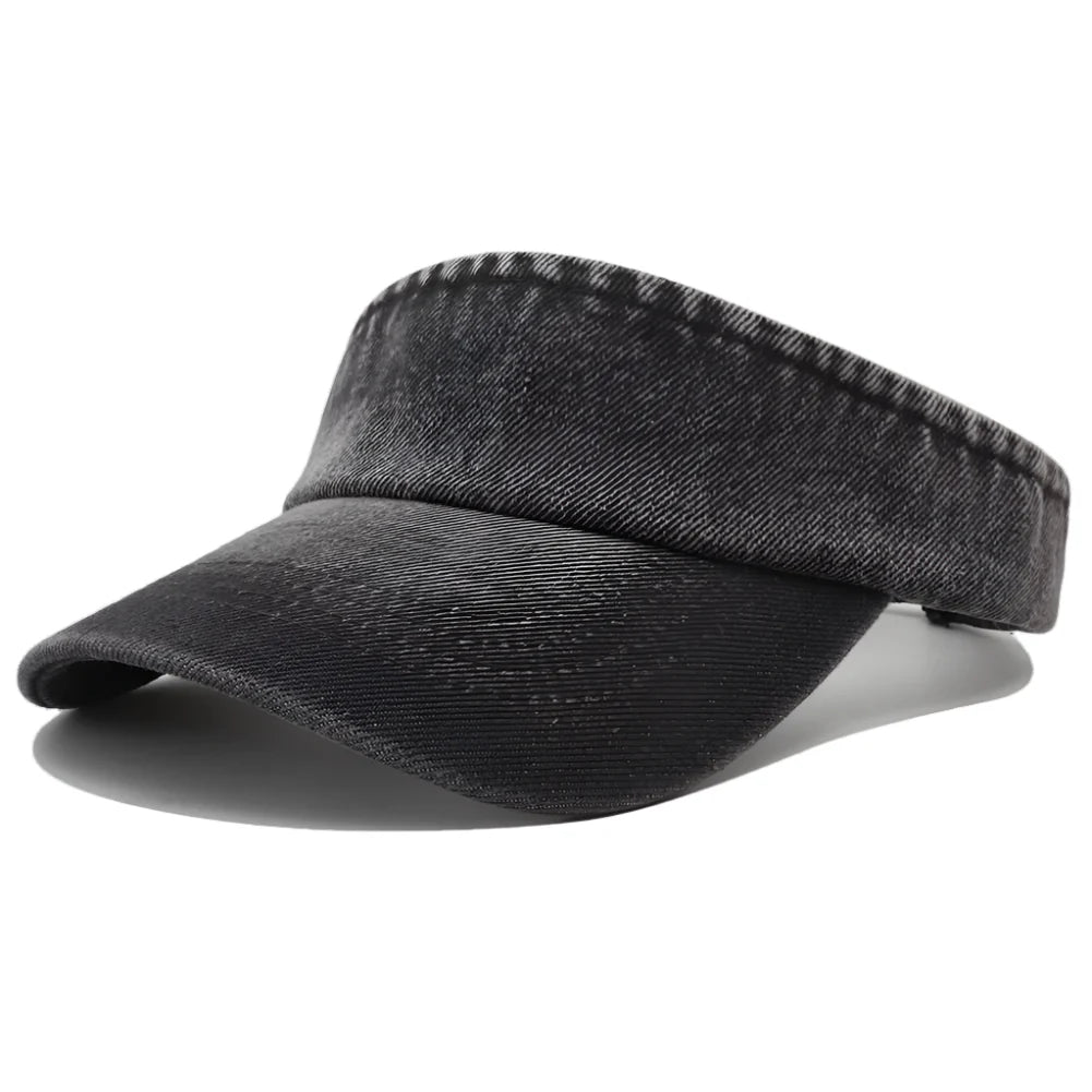 Hagen Cotton Denim Visor