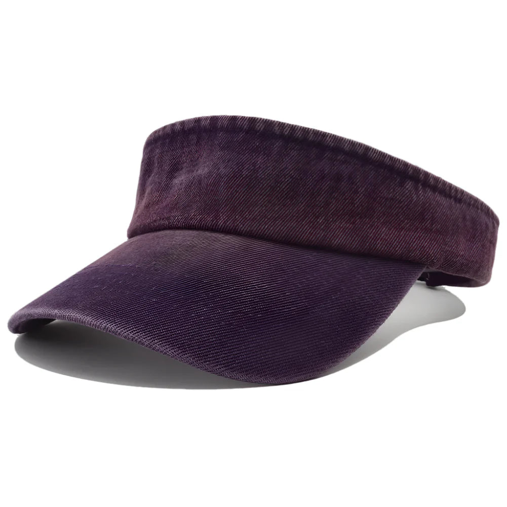 Hagen Cotton Denim Visor
